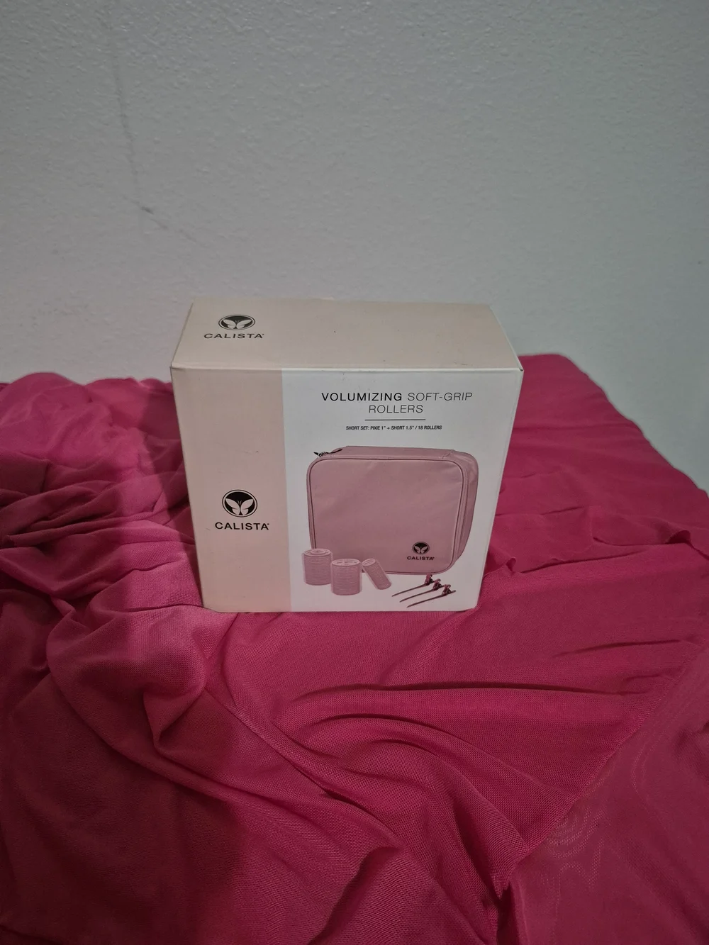 Calista Volumizing Soft-Grip Rollers in Pink